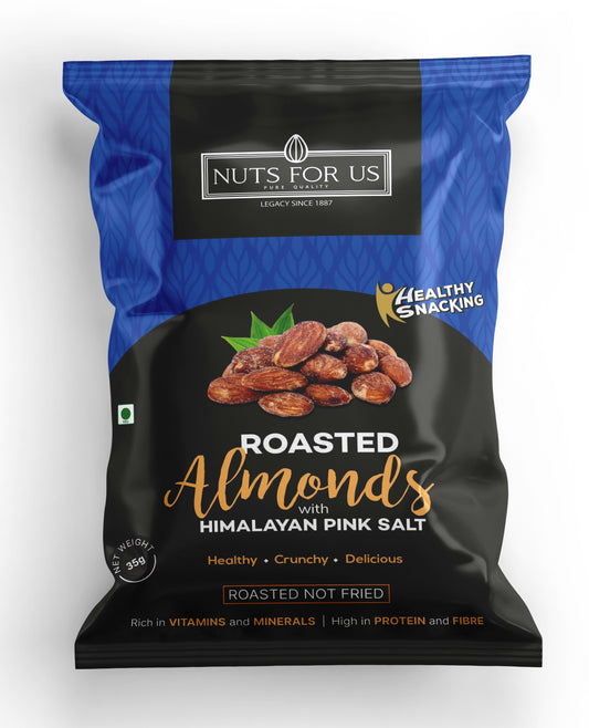 Roasted almond with Himalayan pink salt