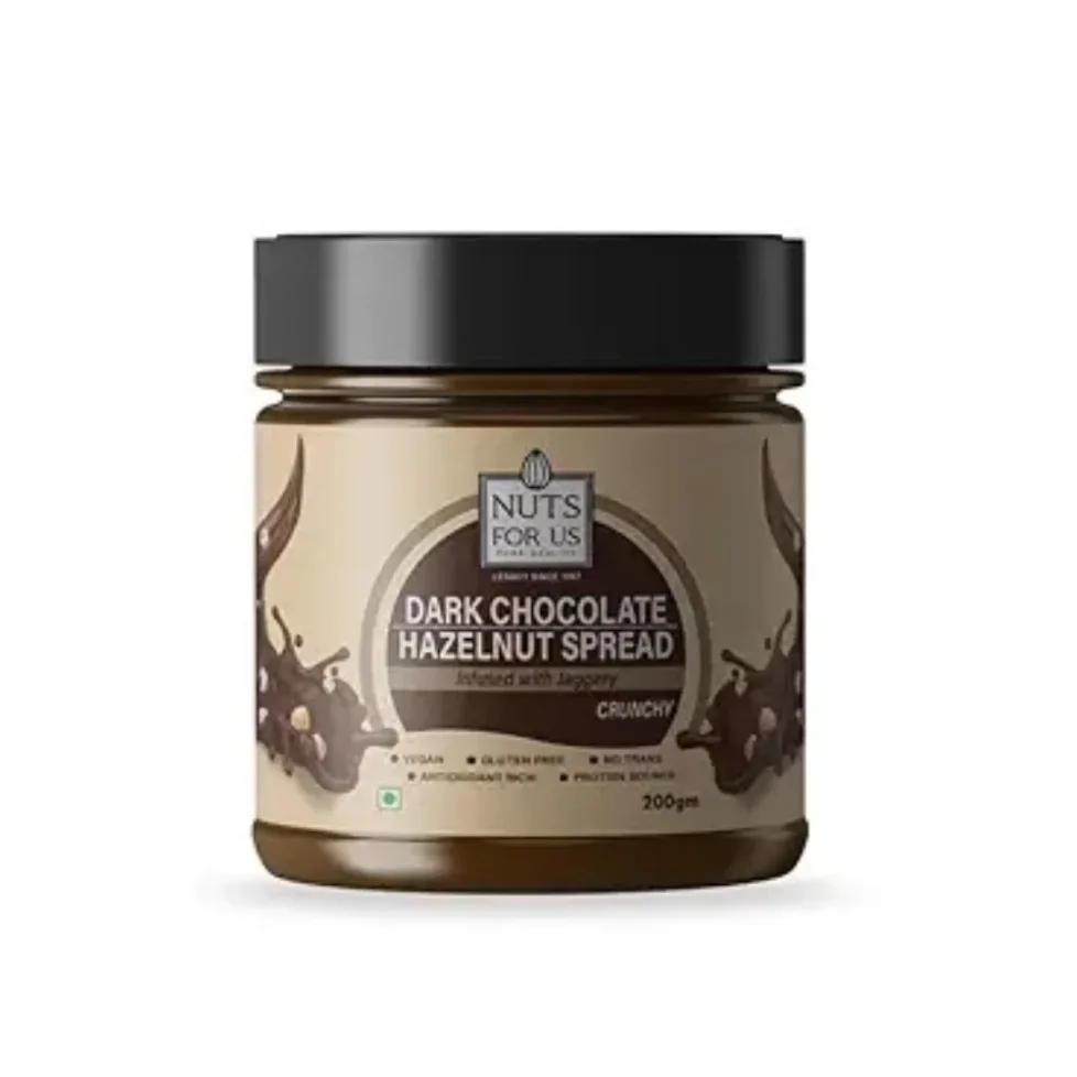 Dark Chocolate Hazelnut Spread with Jaggery 200g | Nuts For Us