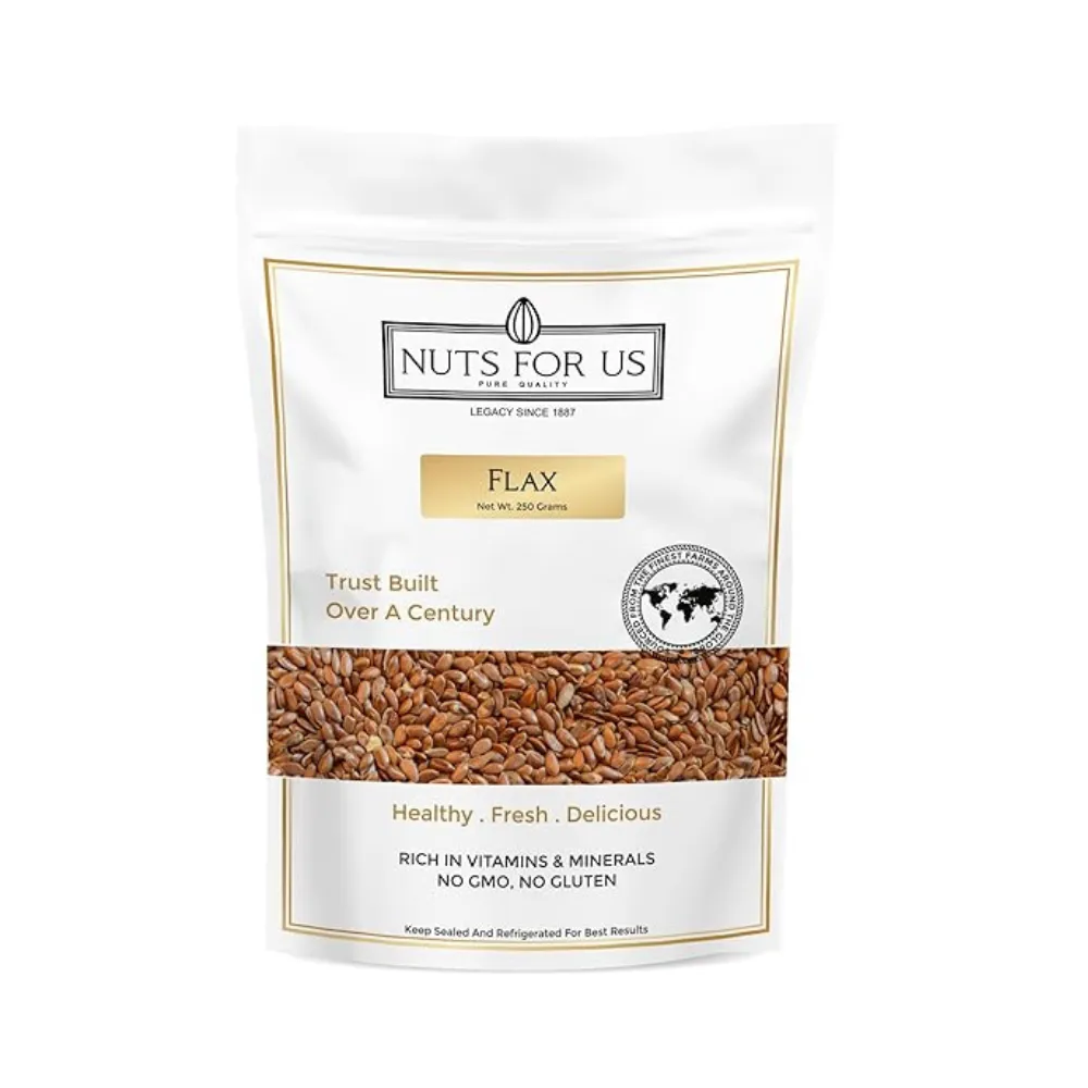 Buy Flax Seeds Online – Premium Flax Seed Packets 250g | Nuts For Us