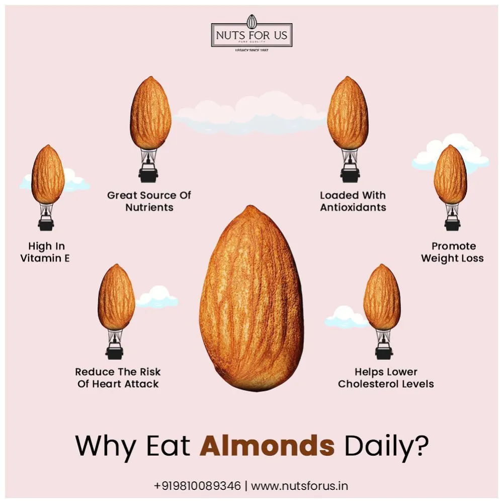 Premium California Almonds – Fresh, Crunchy & Naturally Sweet - Image 4