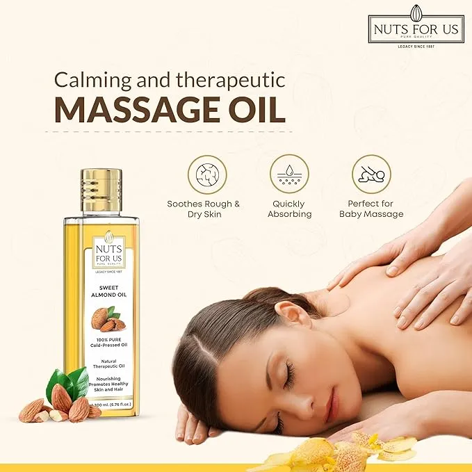 Cold Pressed Almond Oil and Coconut Oil Combo | Nuts For Us - Image 2