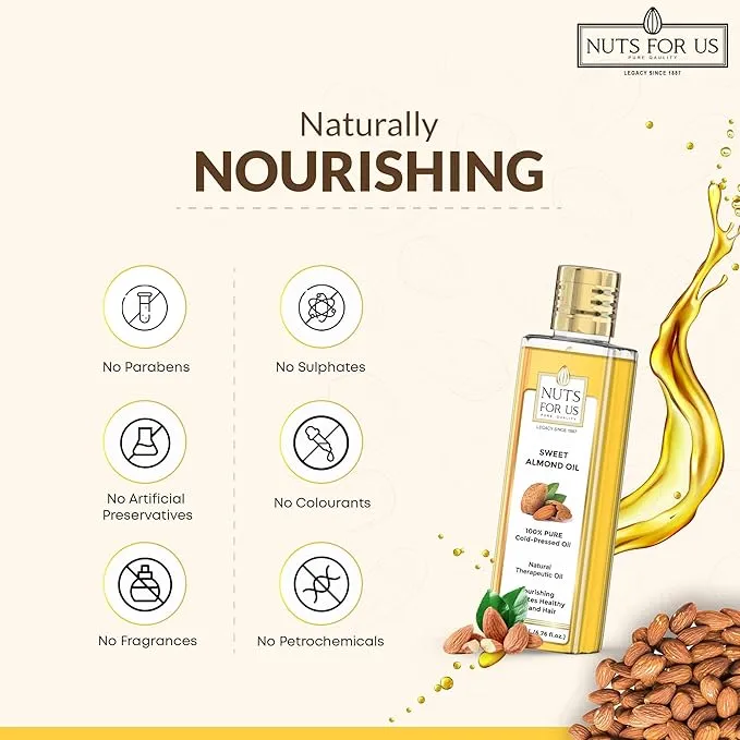 Cold Pressed Almond Oil and Coconut Oil Combo | Nuts For Us - Image 3